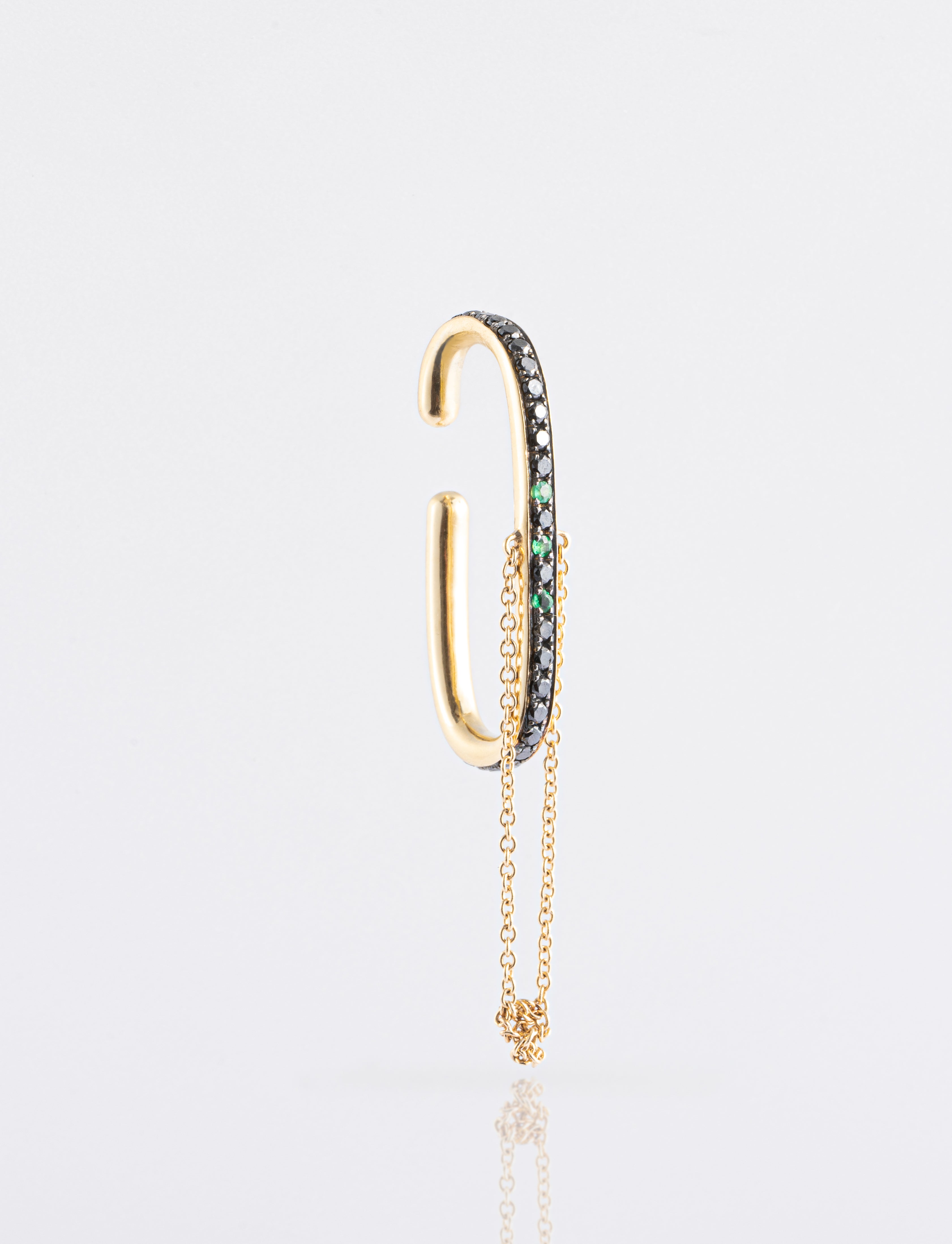 Power in Green Earcuff