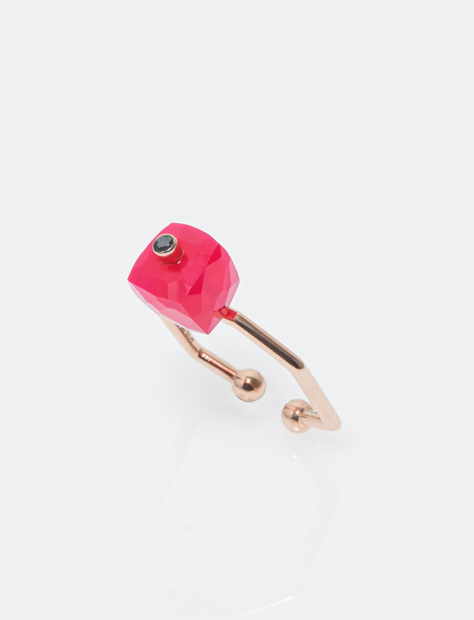 Hot-pink Earcuff