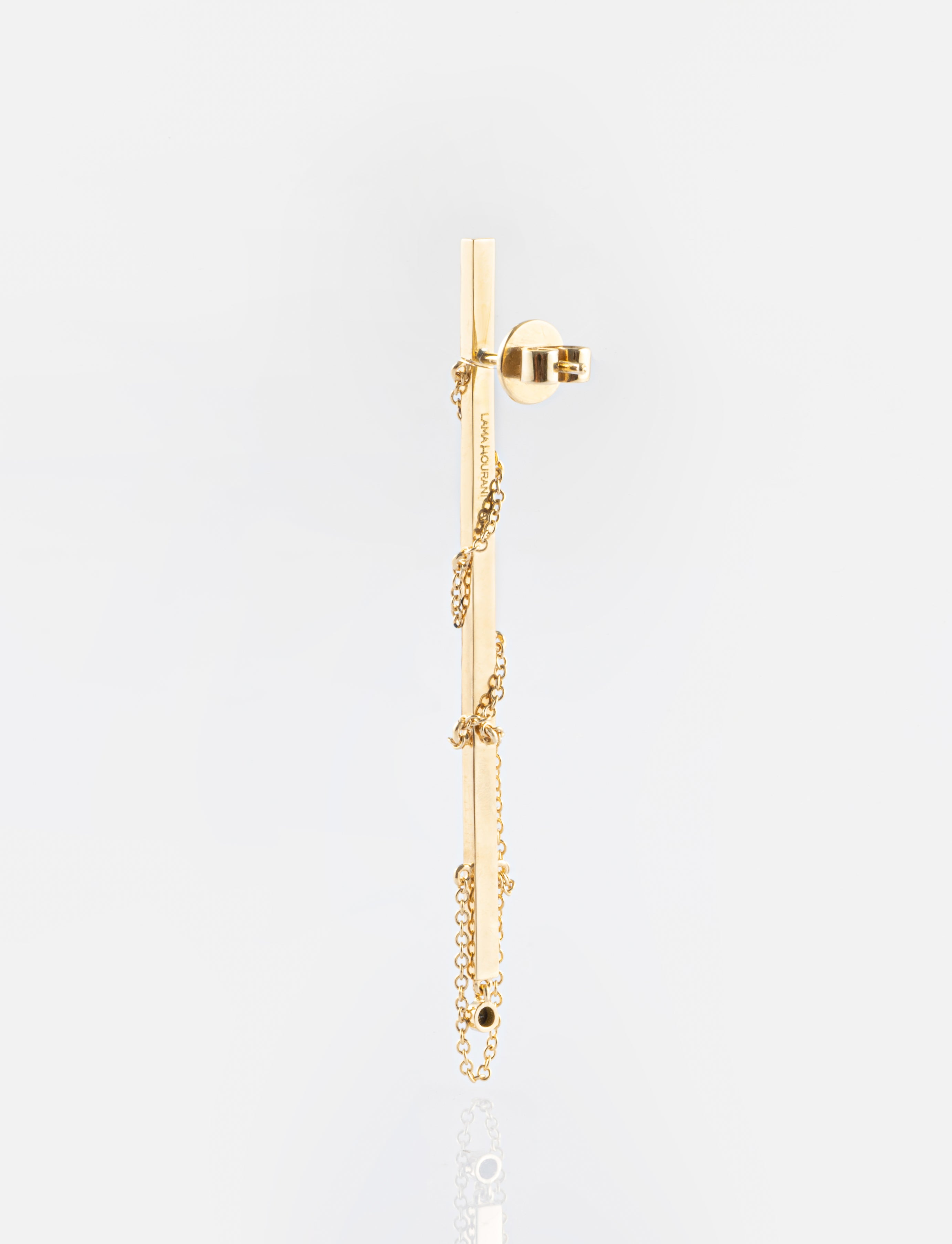 Dip in Green Single Earring