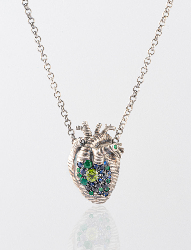 Core in Green Pendant