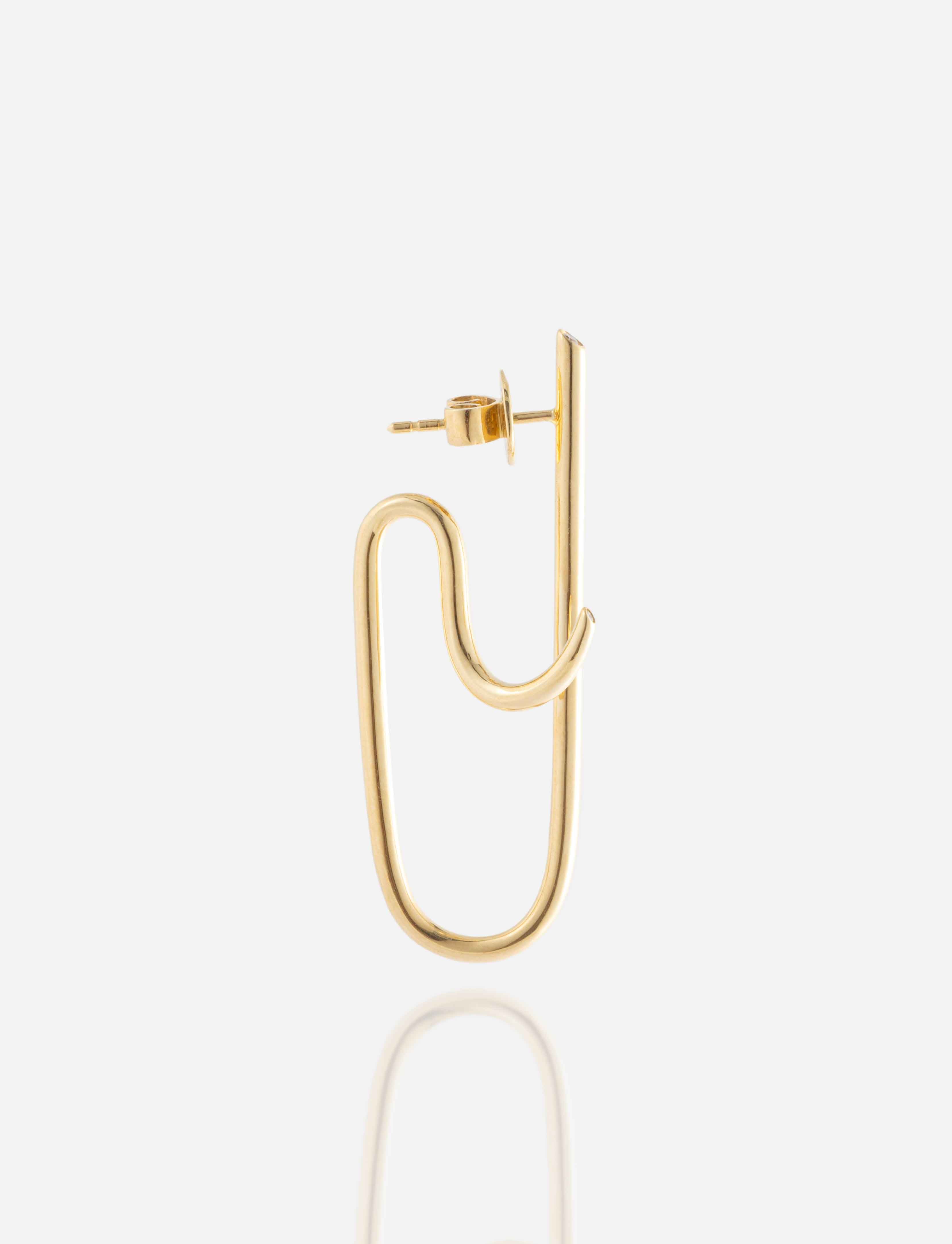 Peep-hole Single Earring