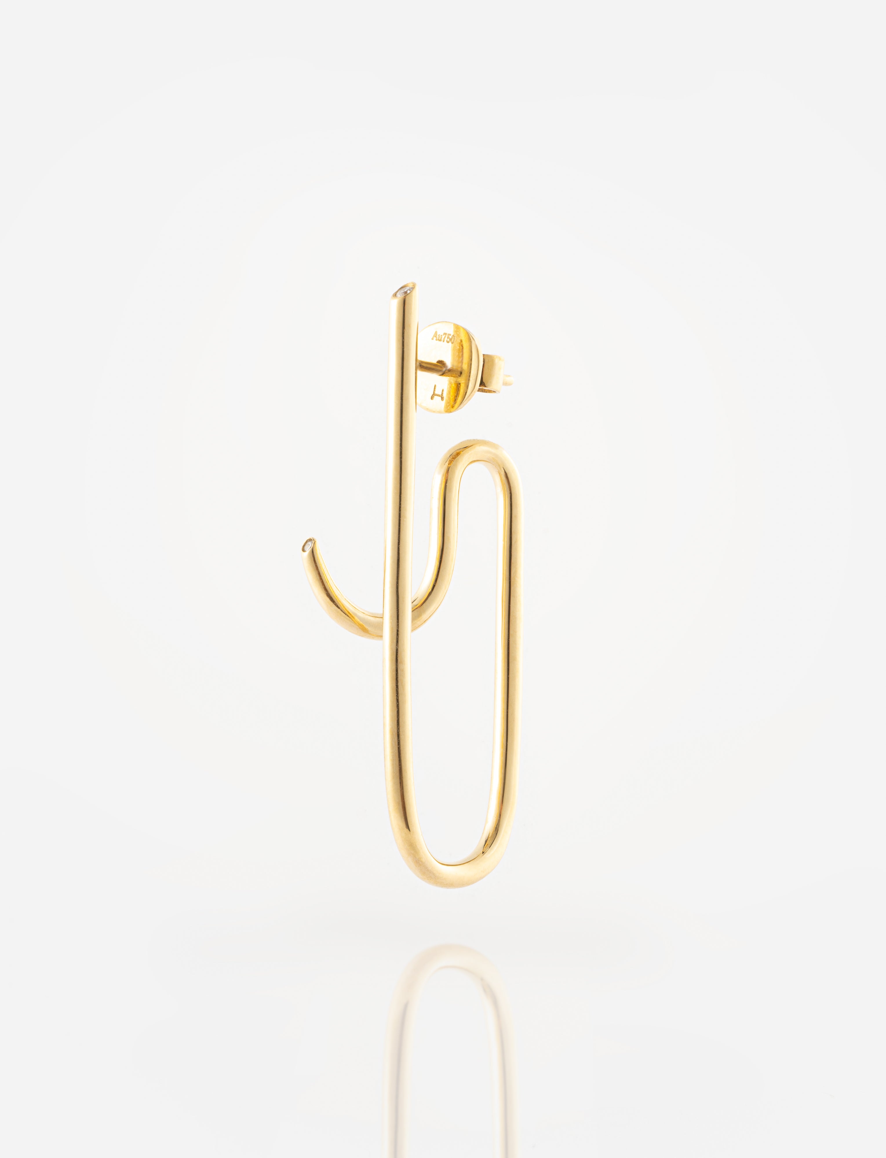 Peep-hole Single Earring