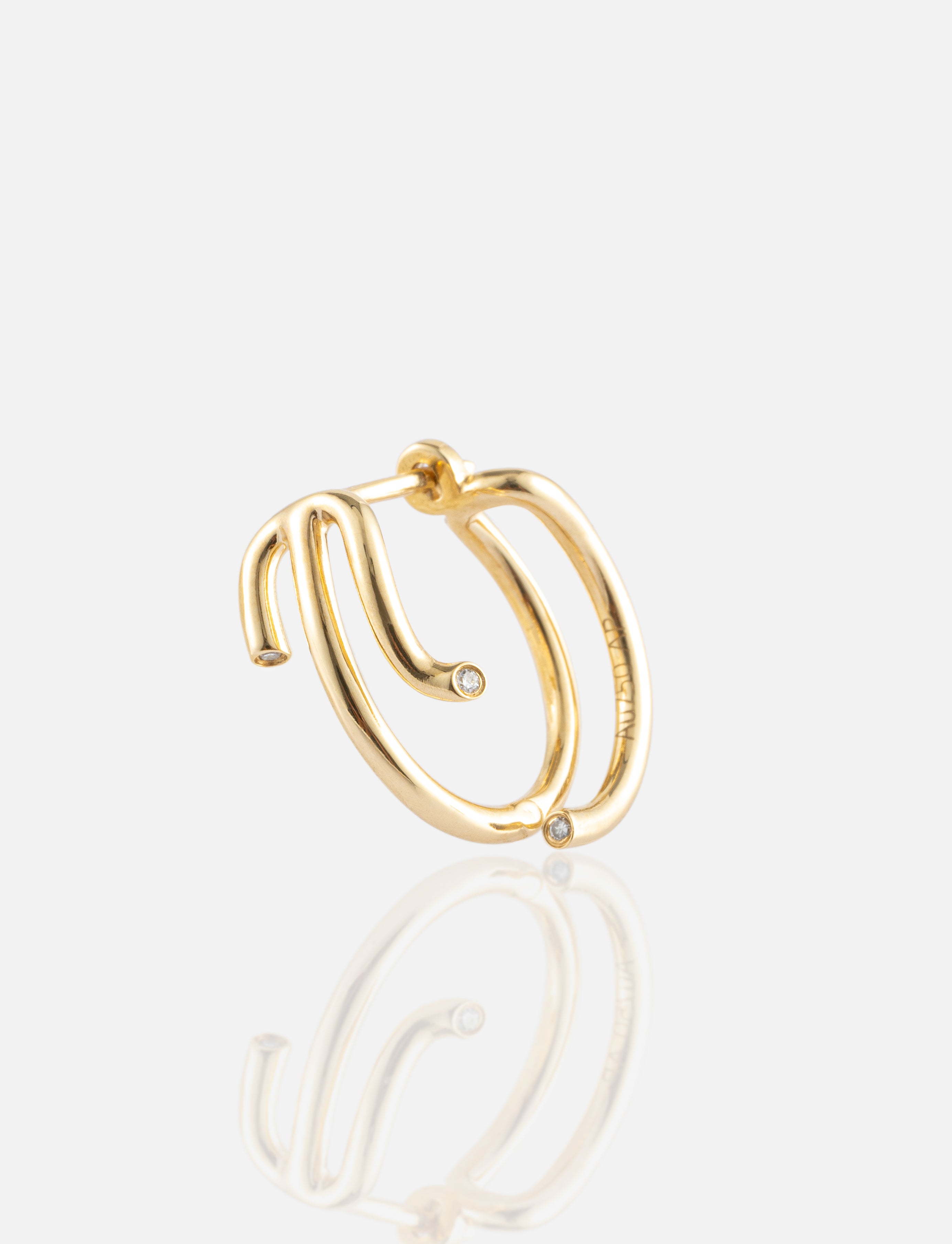Maze Single Earring