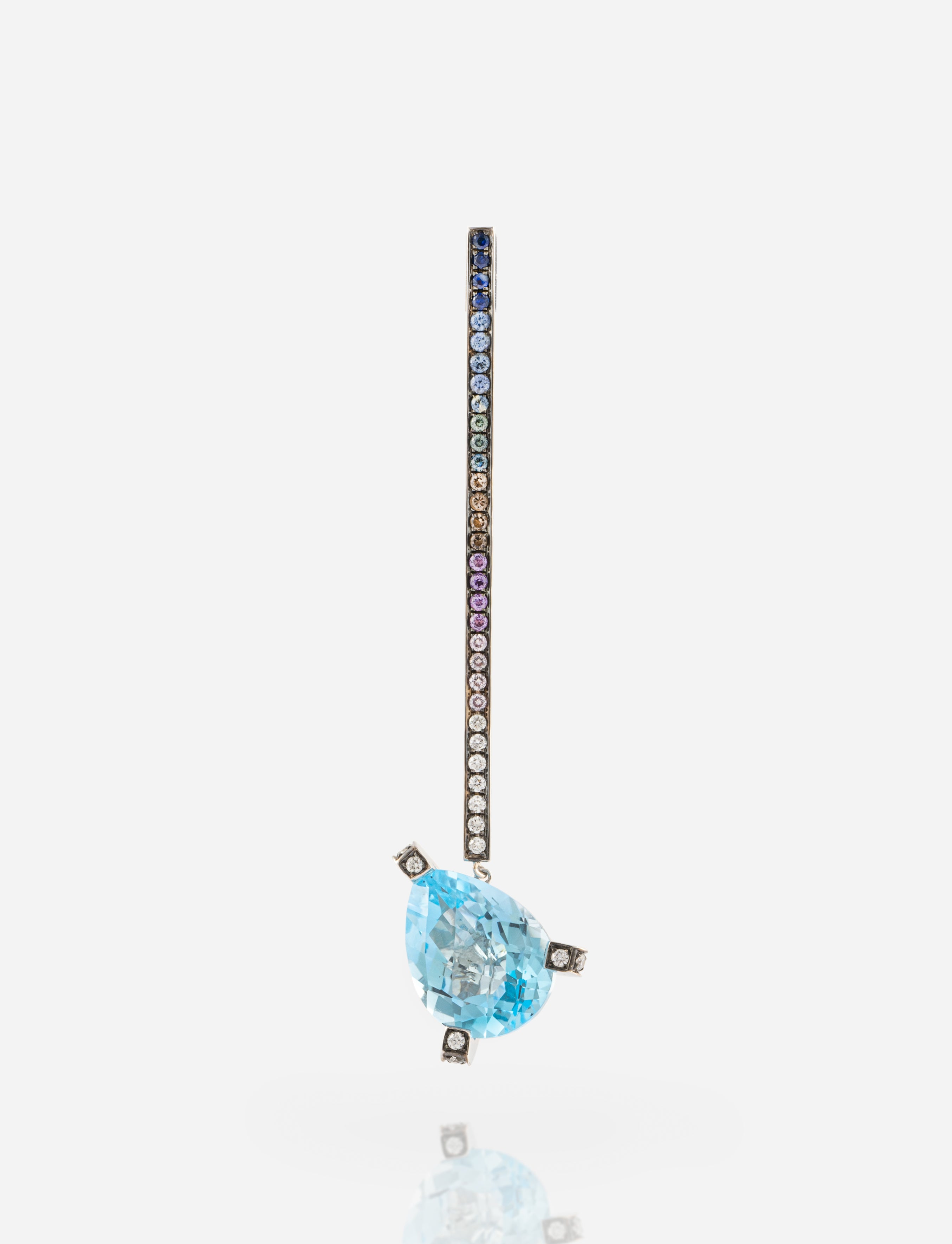 Ocean Embraced Single Earring-Left