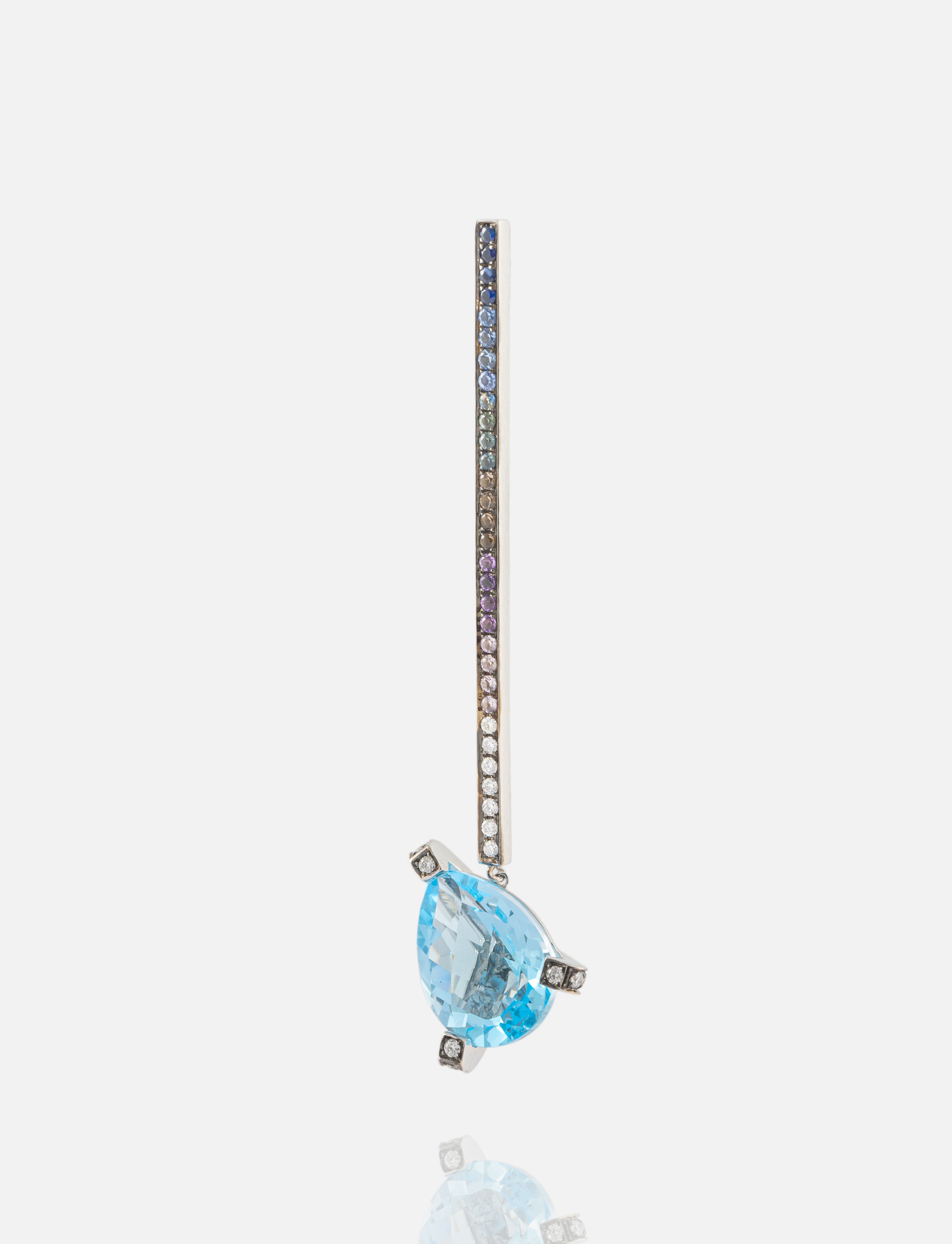 Ocean Embraced Single Earring-Left
