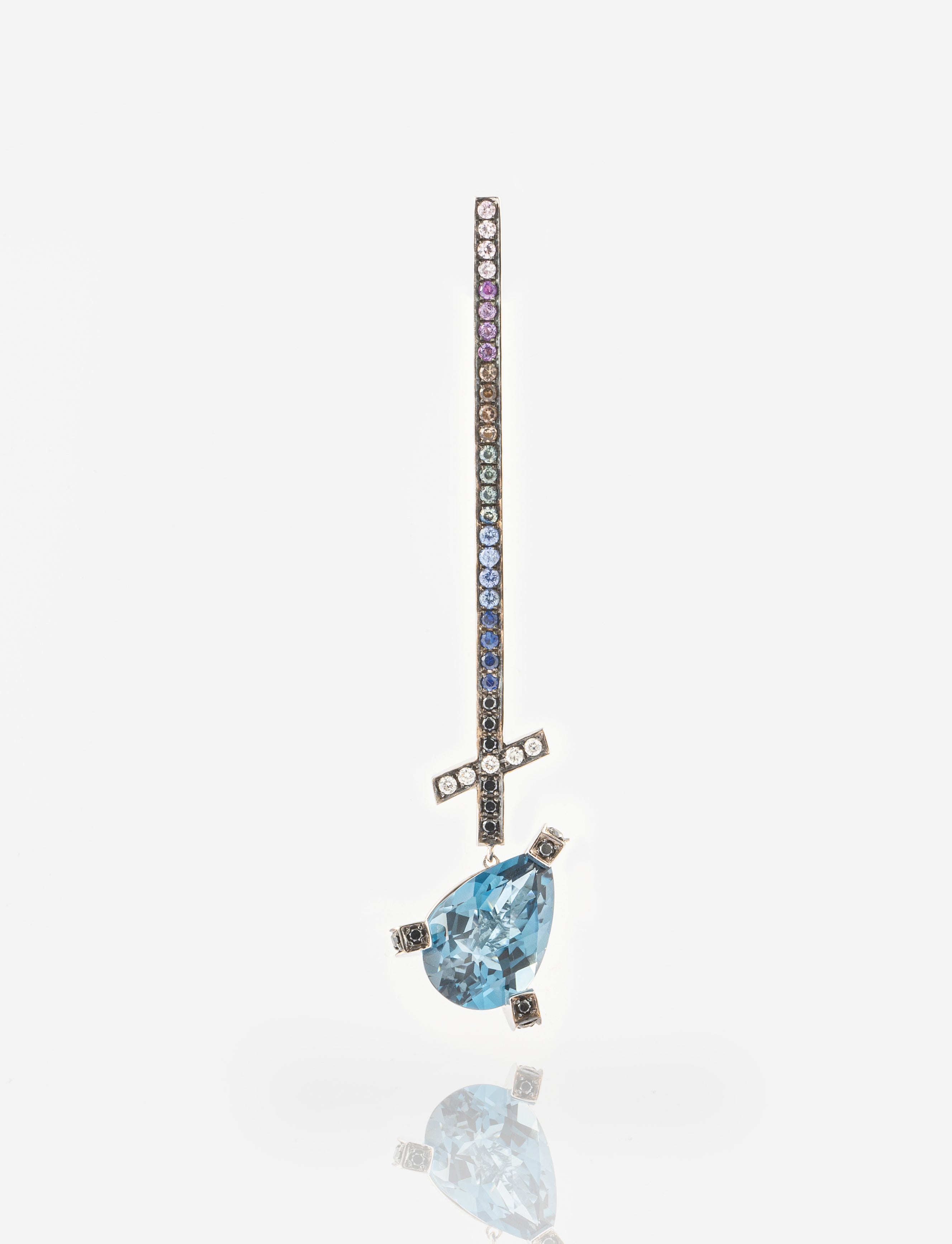 Ocean Embraced Single Earring-Right