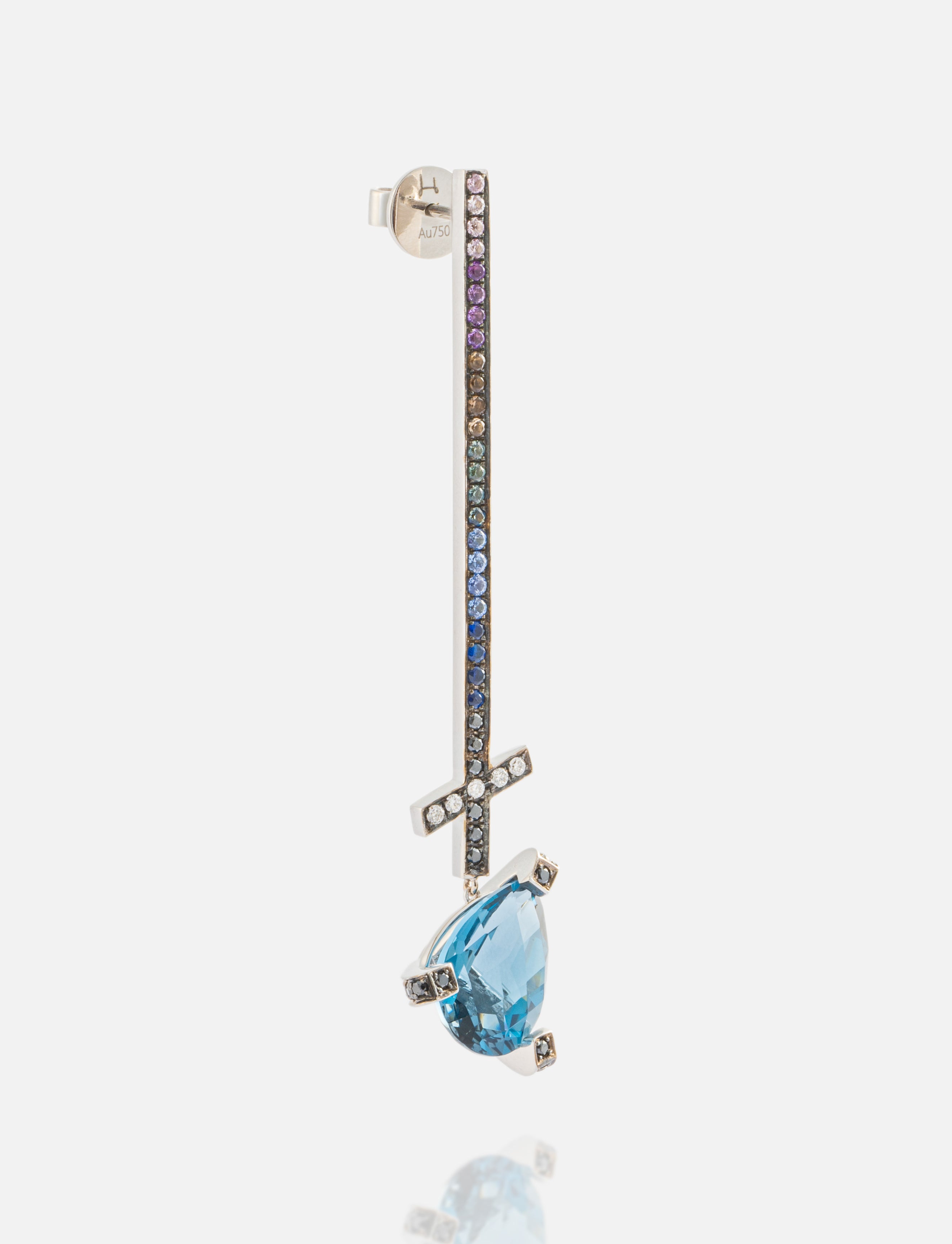 Ocean Embraced Single Earring-Right