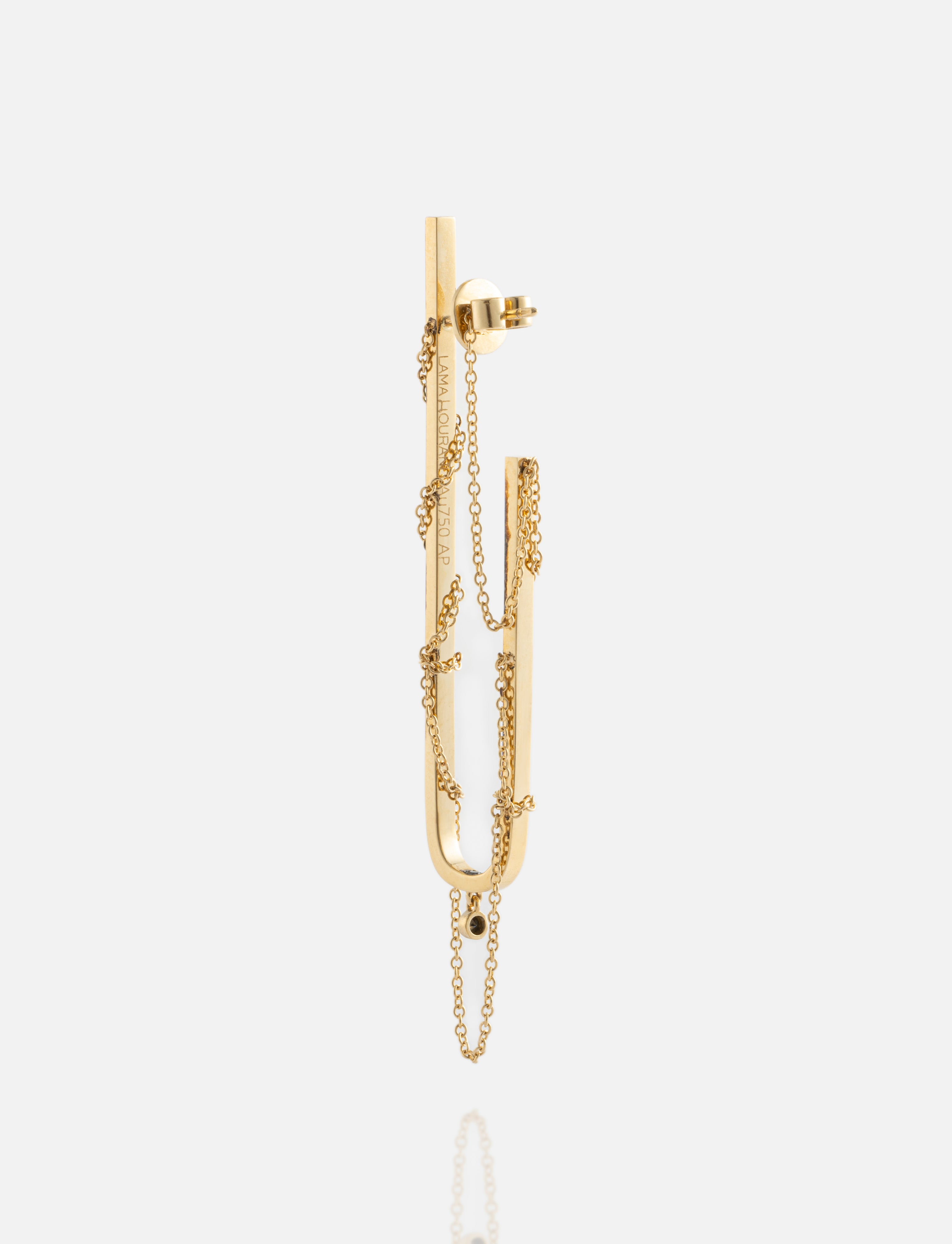 U Turn Hoop Single Earring