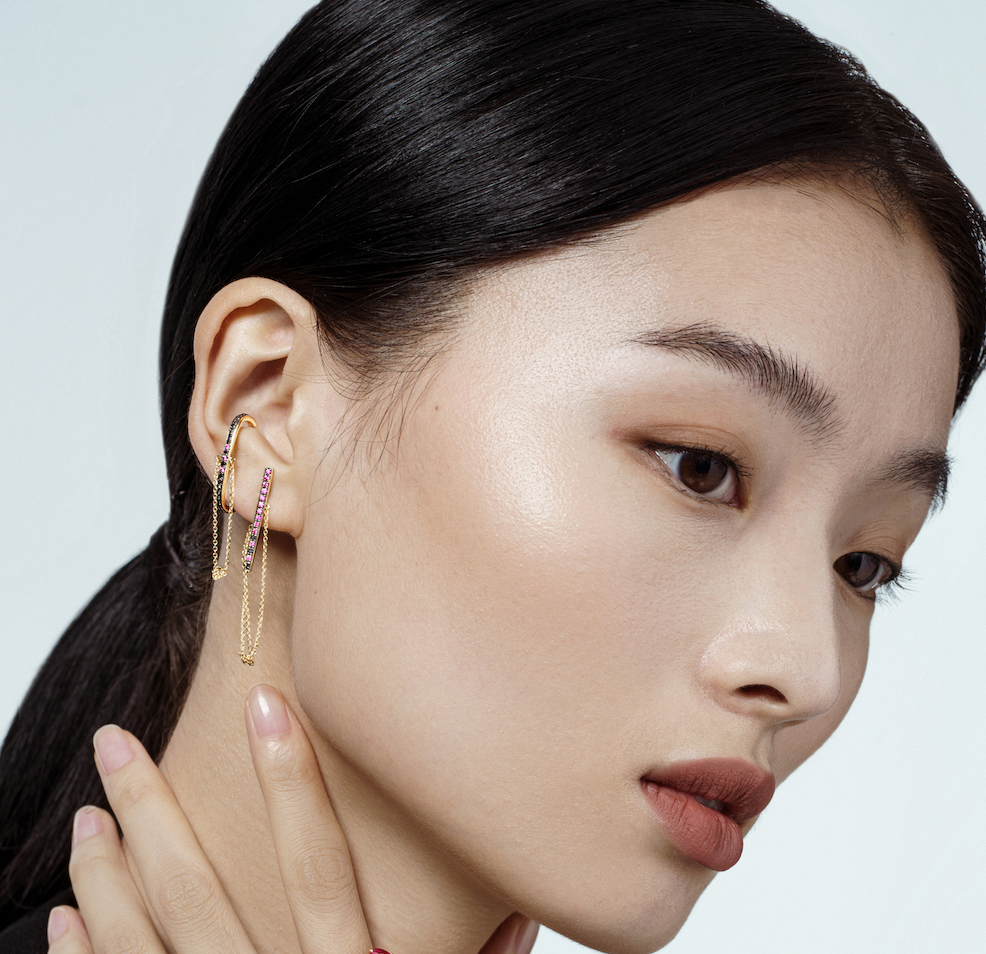 Power in Pink Earcuff