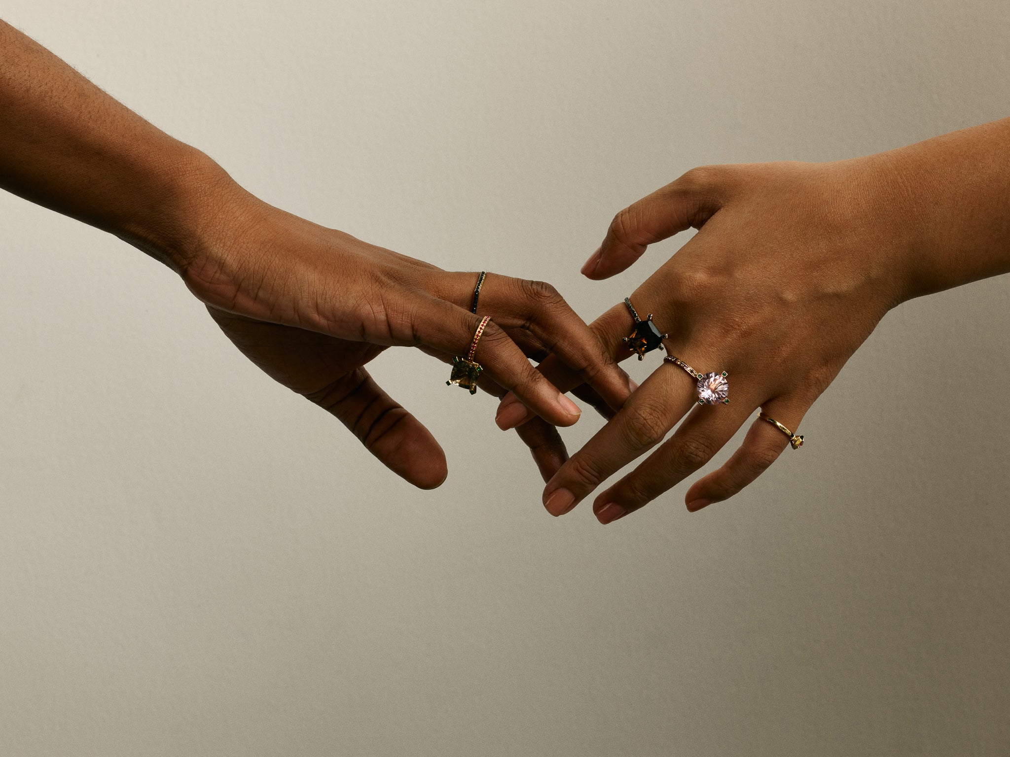 En Provence Lavender Side Rock Ring