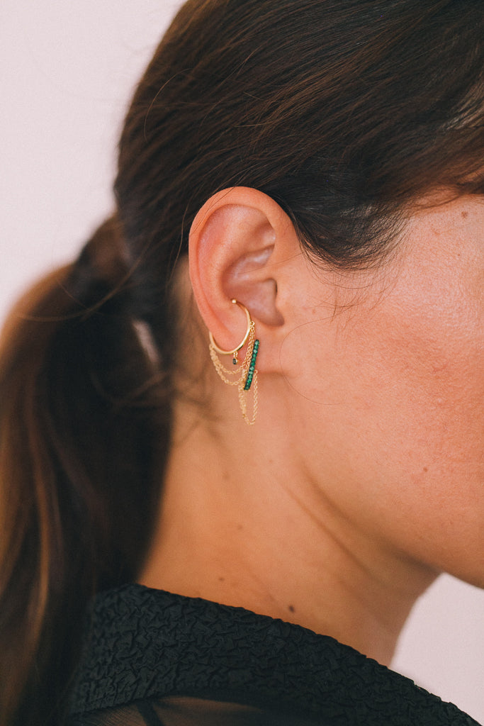 Verde Petite Single Earring