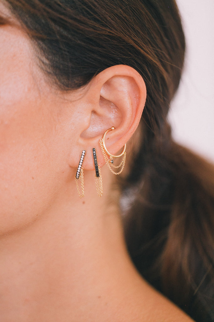 Petite Blanche Single Earring