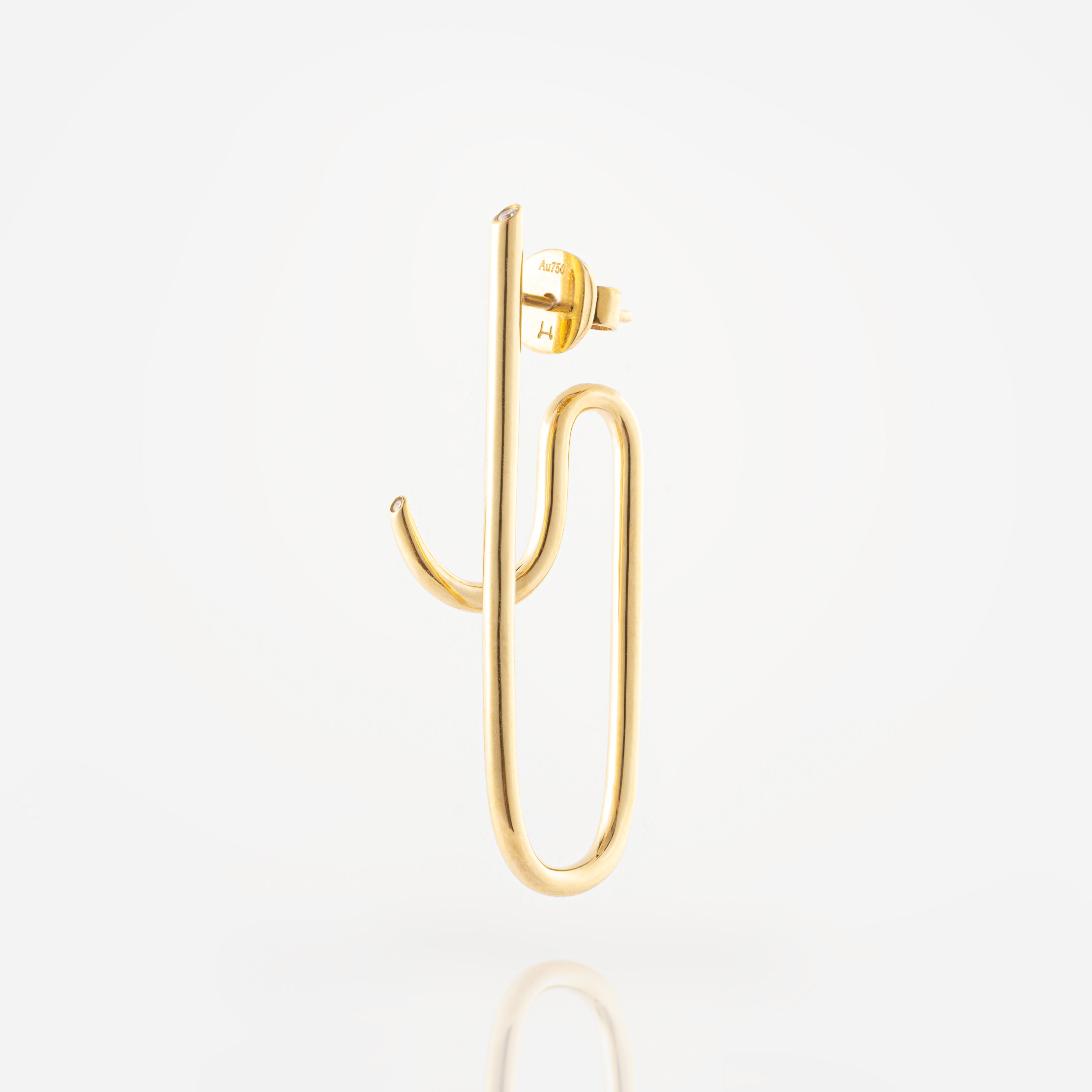 Peep-hole Single Earring