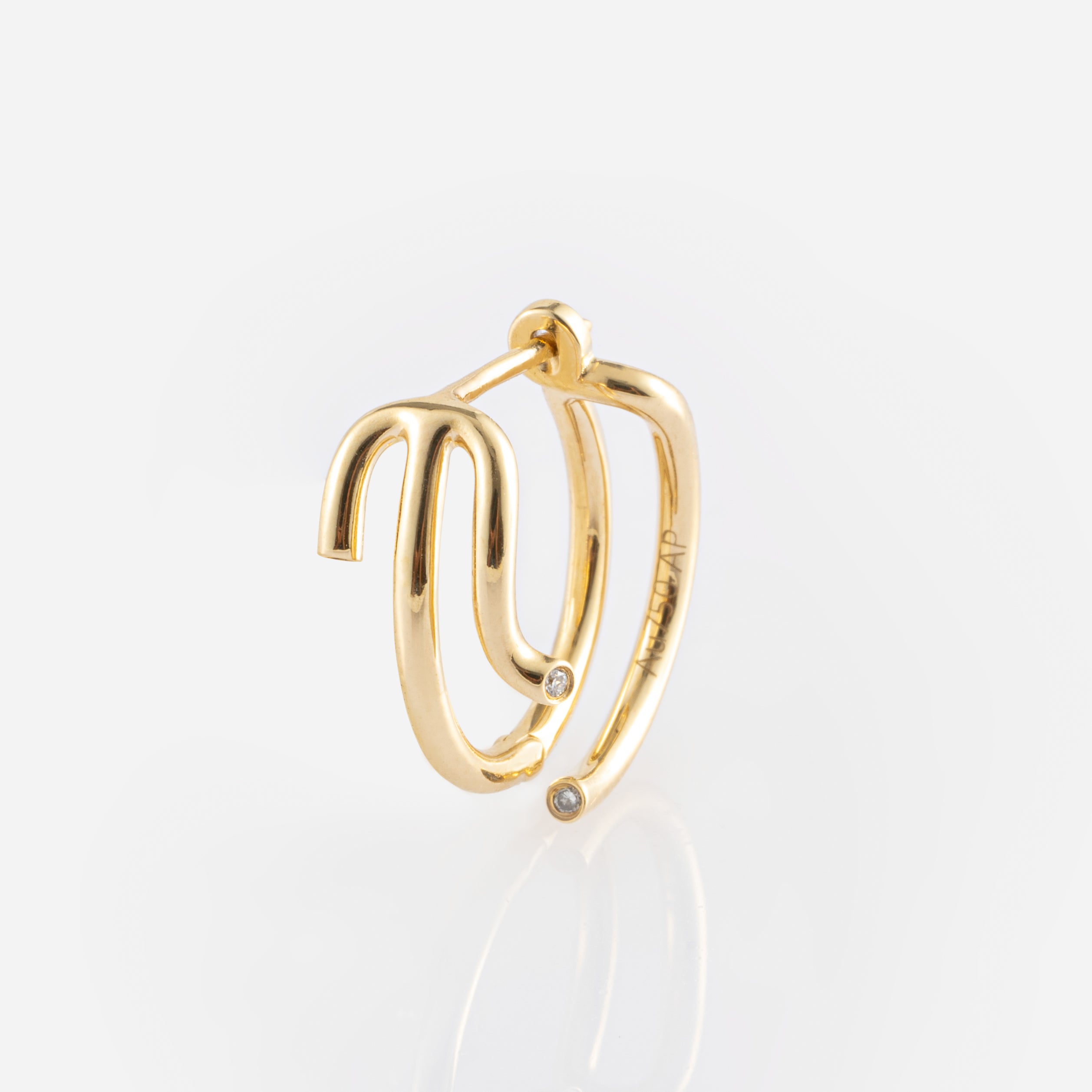 Maze Single Earring