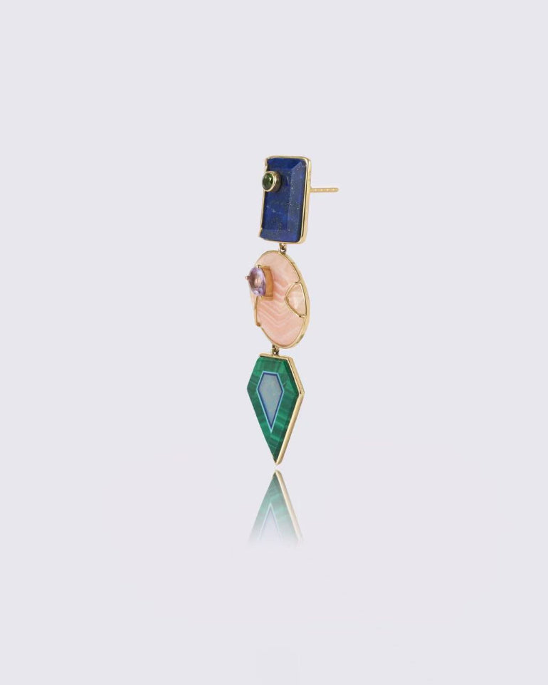 Perta-Glyphs Earring