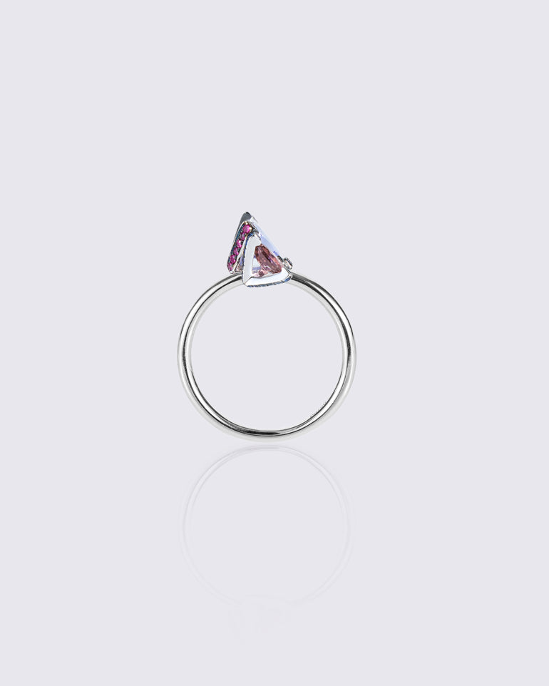 Mosaic Blues Ring
