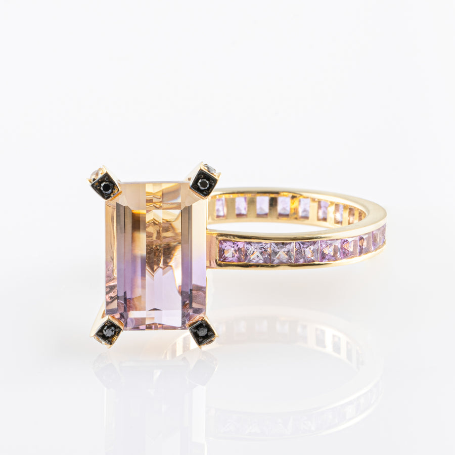 Ibiza Sunset Side Rock Ring