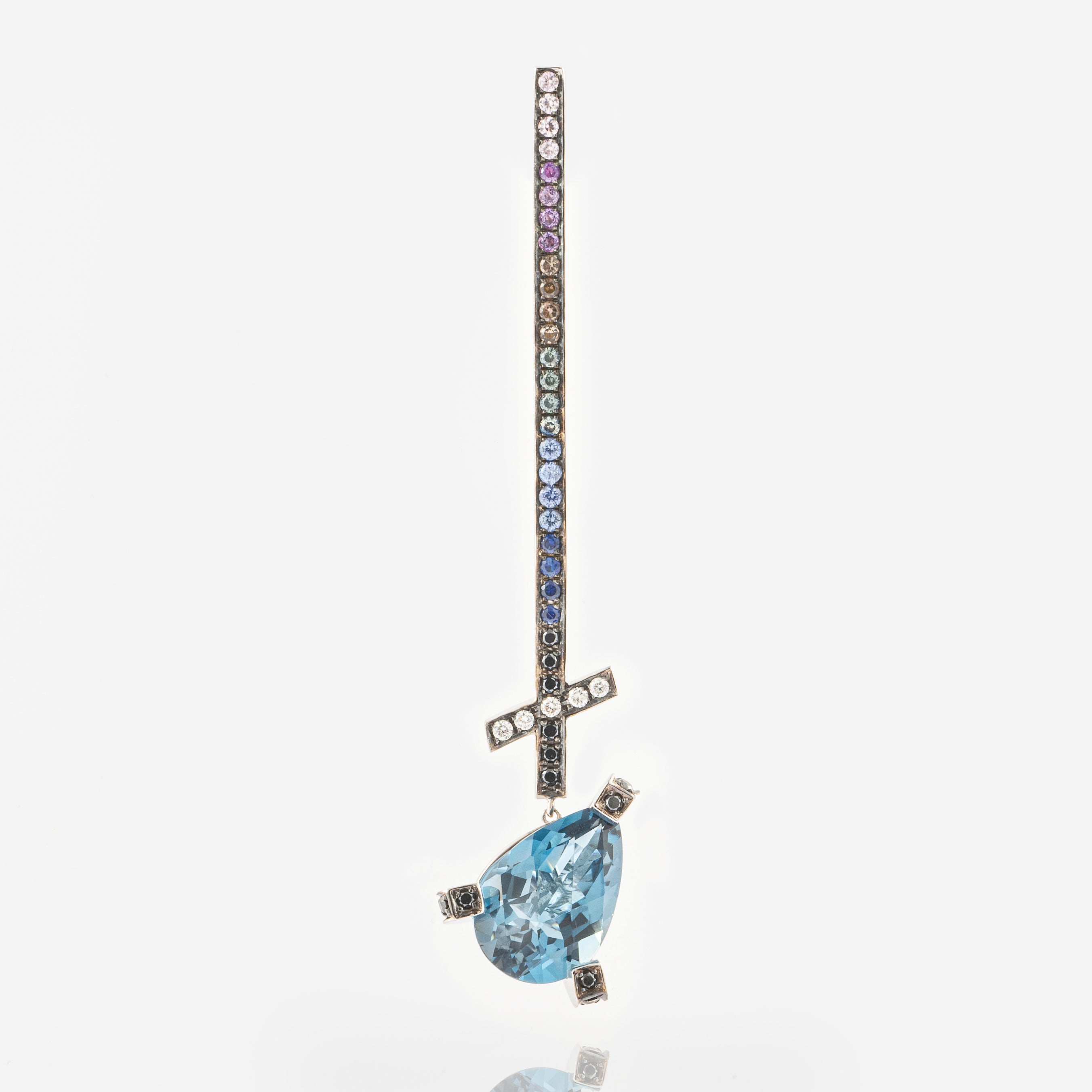 Ocean Embraced Single Earring-Right