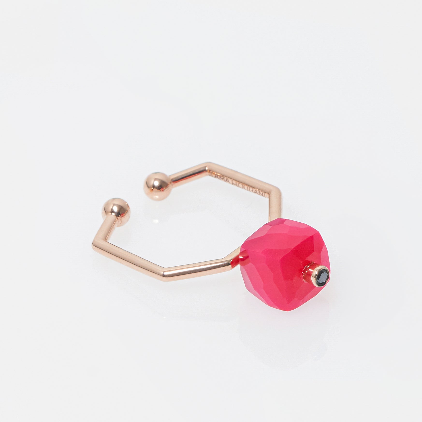 Hot-pink Earcuff